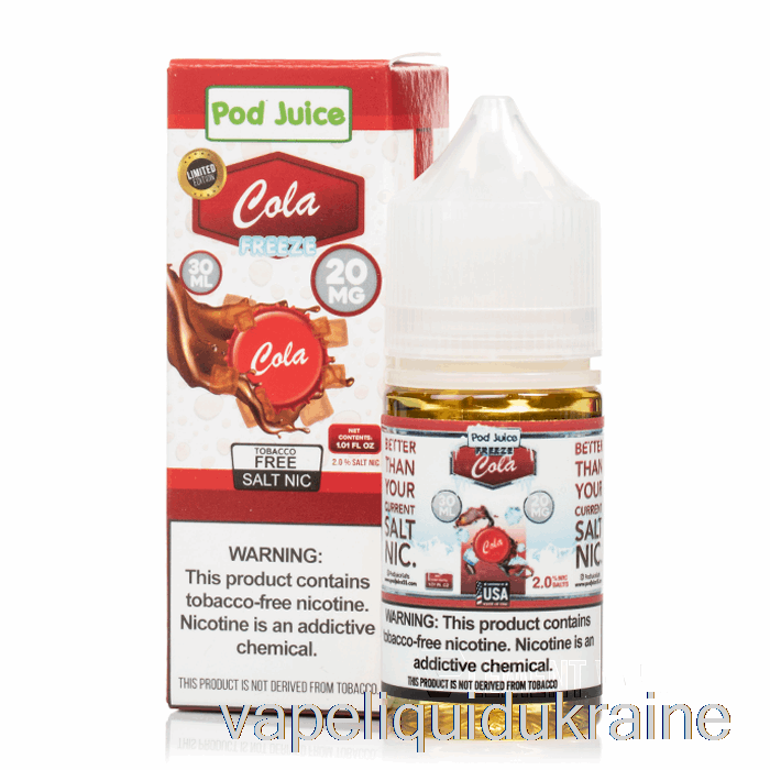 Vape Ukraine FREEZE Cola - Pod Juice - 30mL 35mg